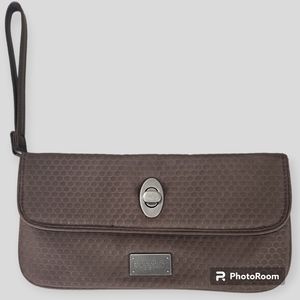Baggallini Taupe Nylon Marilyn Wristlet Clutch